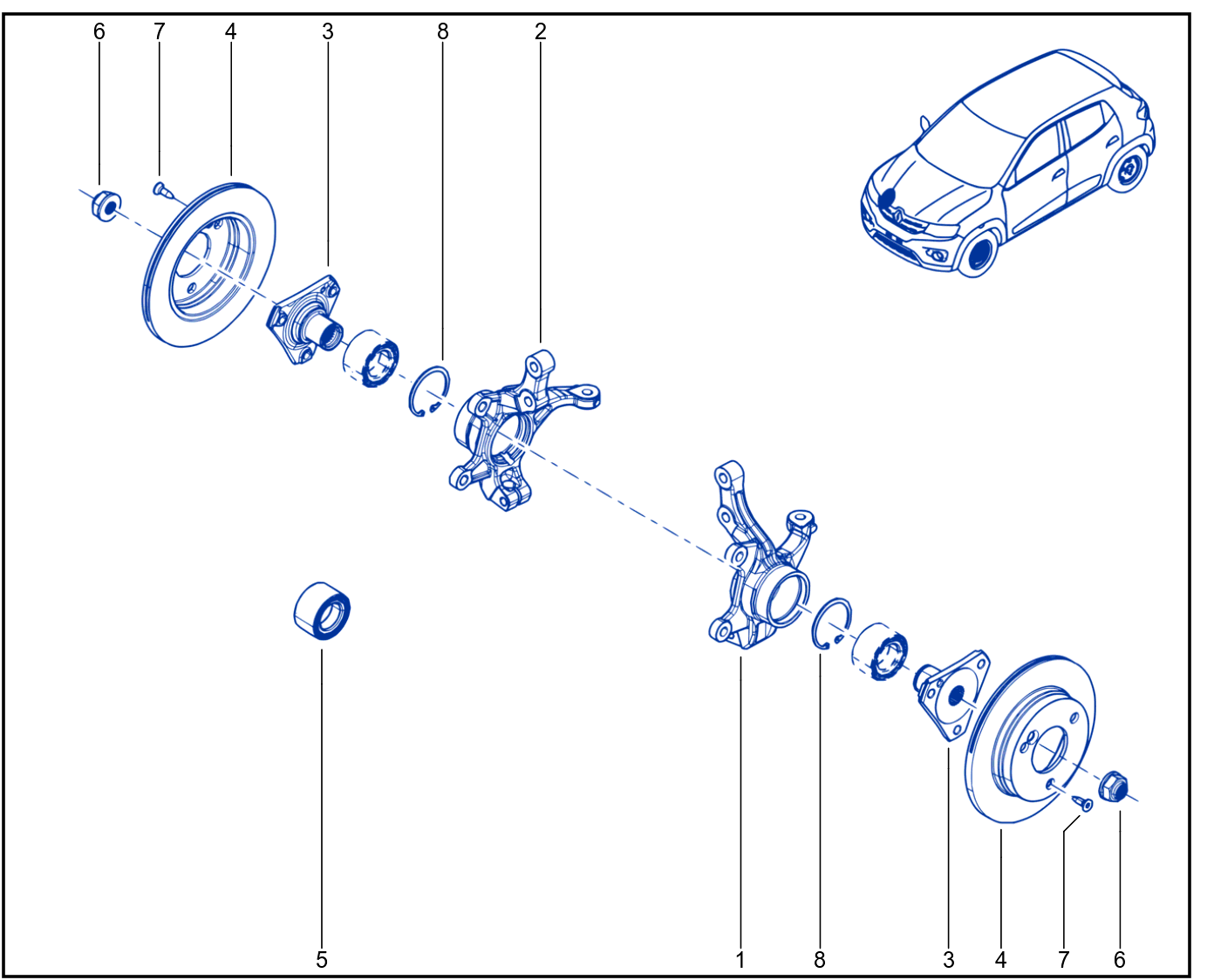 Front Axle Component - 01093518