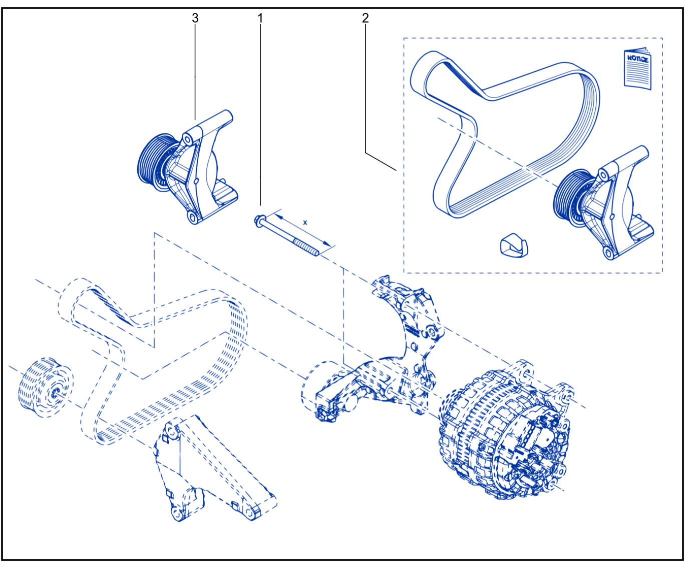 Tensioner - Belt - 01093607