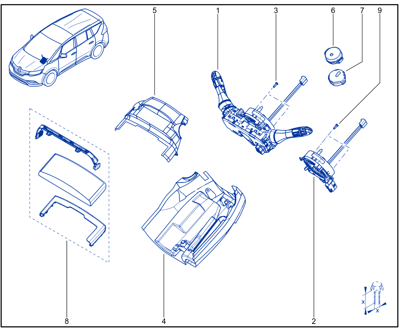 Steering Wheel Control - 01093688