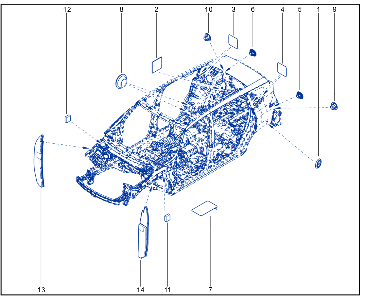 Bodywork Sealing - 01093706