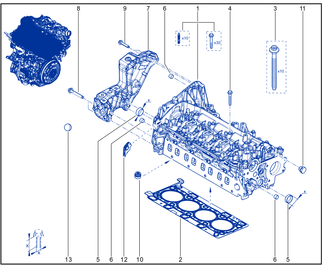 Cylinder Head - 01093758