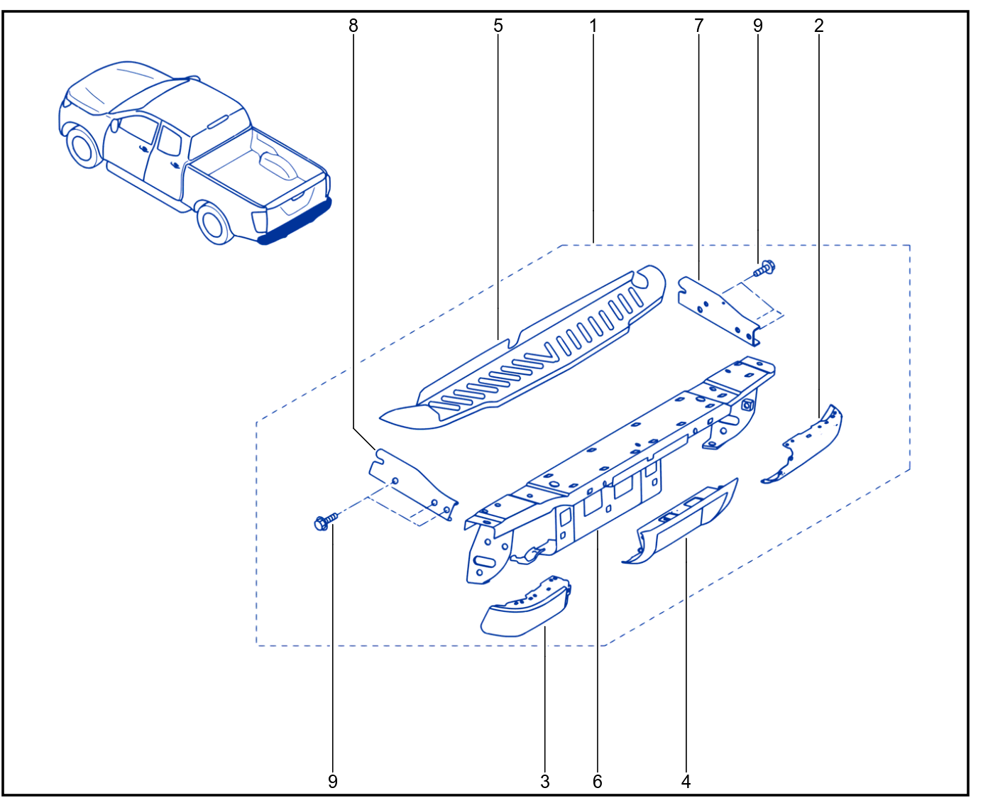 Rear Bumper - 01093960