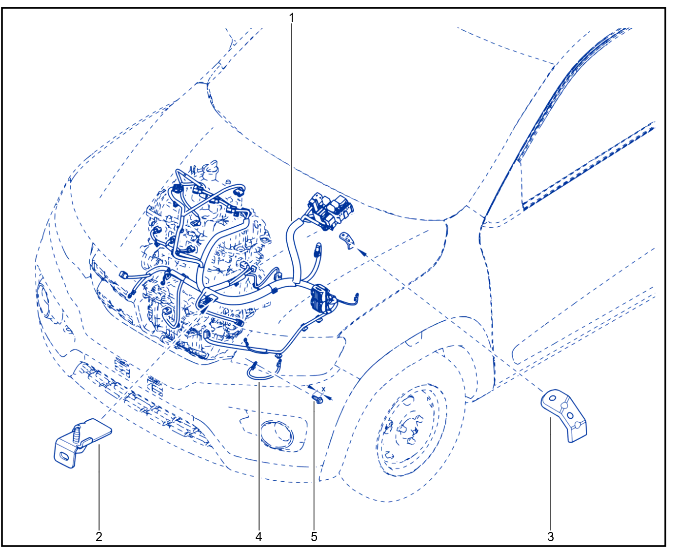 Wiring - Engine Components - 01094231