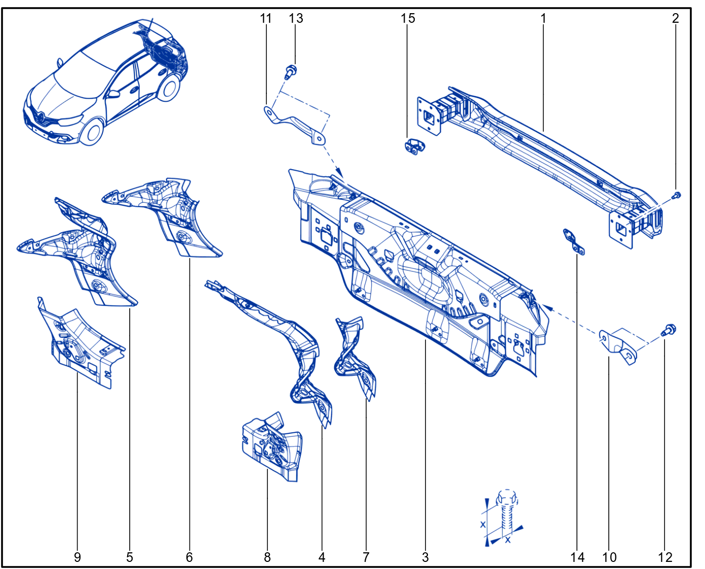 Rear End Panel - 01094286