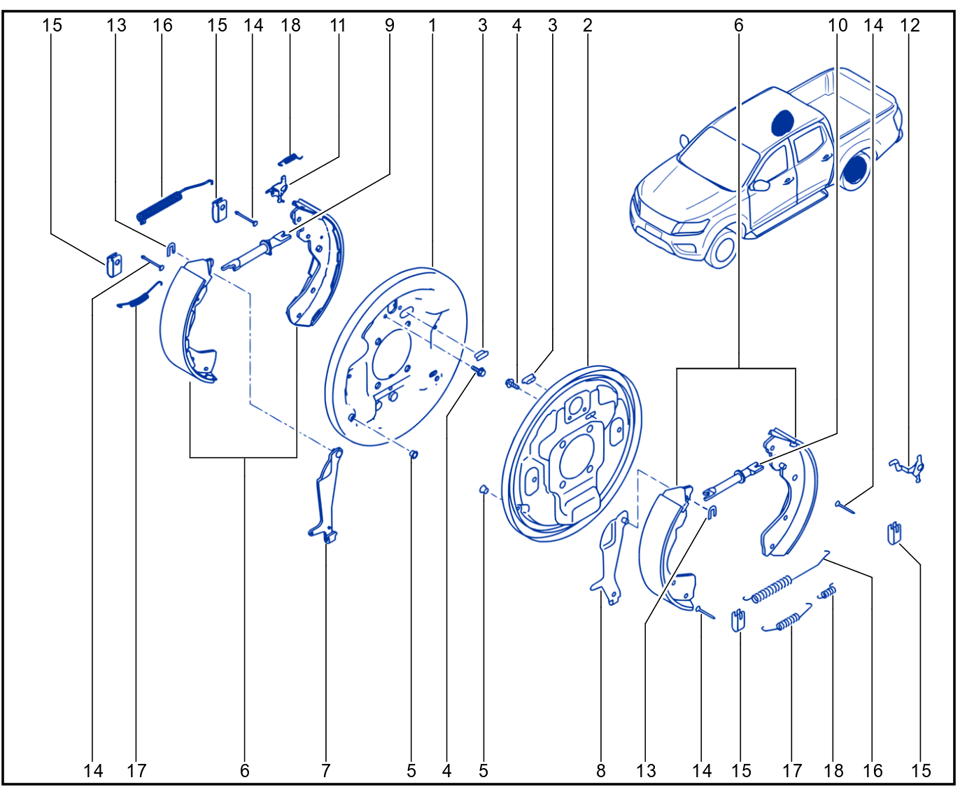 Rear Brake - 01094456