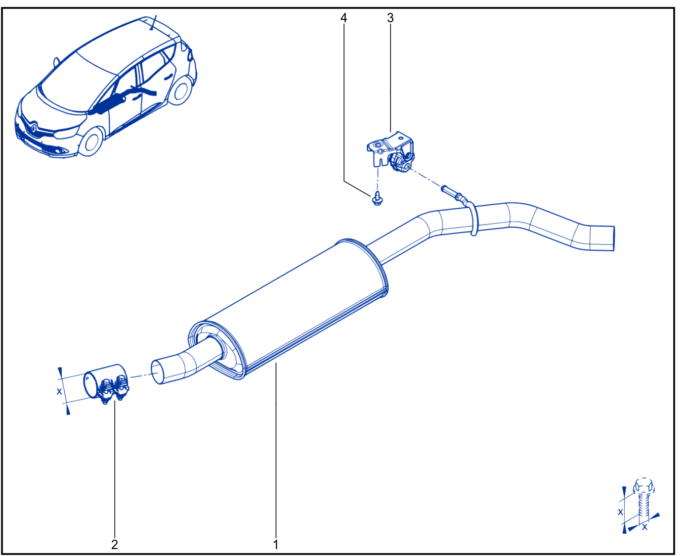 Exhaust Pipe - 01094475