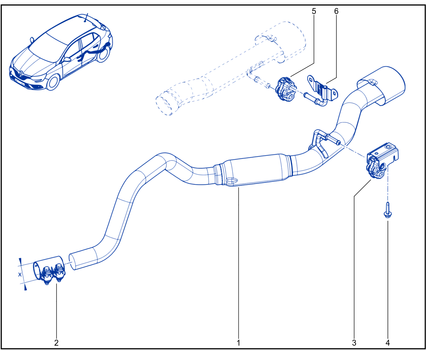 Exhaust Pipe - 01094545