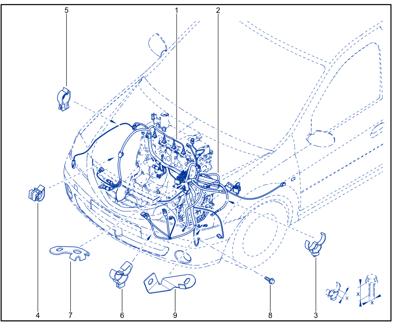 Wiring - Engine Components - 01094596