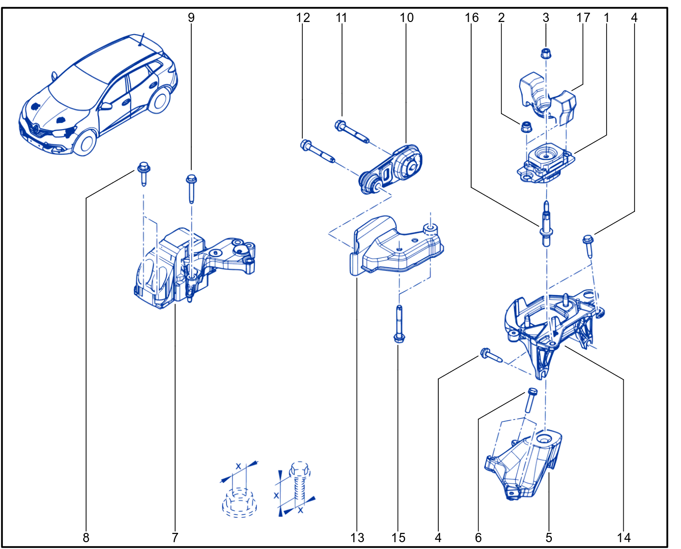 Engine And Transmission Assembly Support - 01094602
