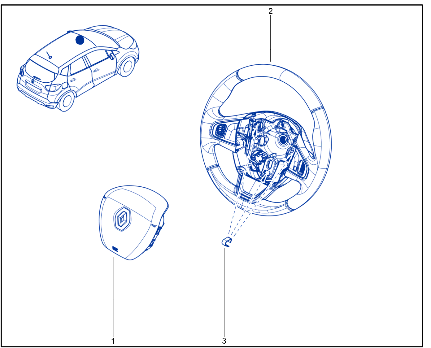 Steering Wheel - 01094640