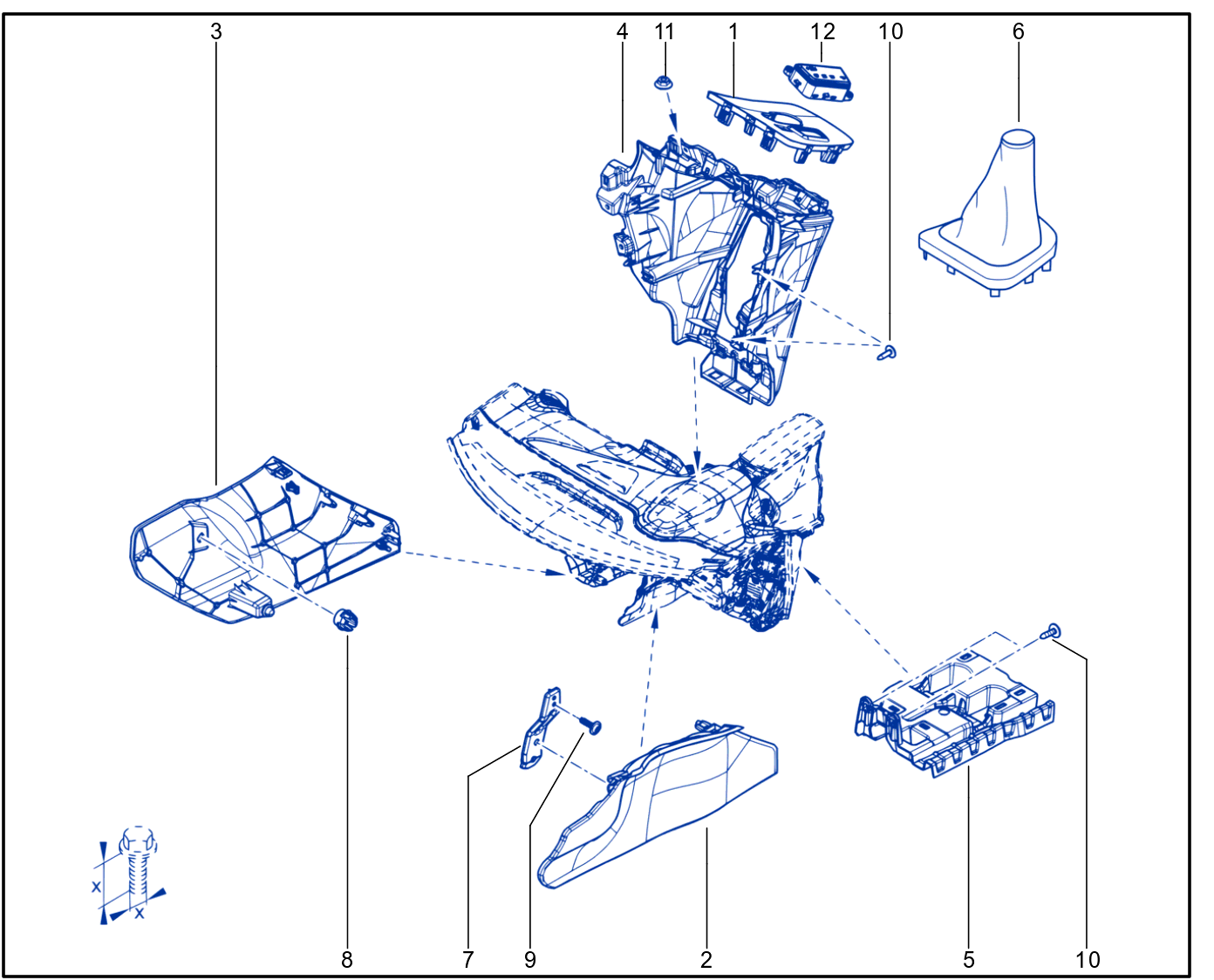 Centre Console - 01094641