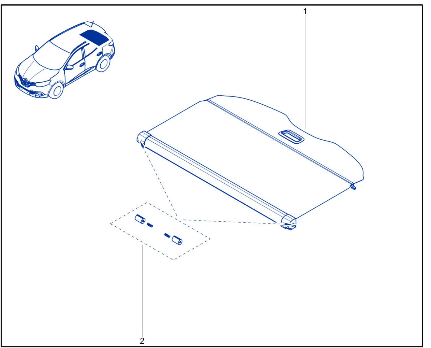 Rear Parcel Shelf - 01094812