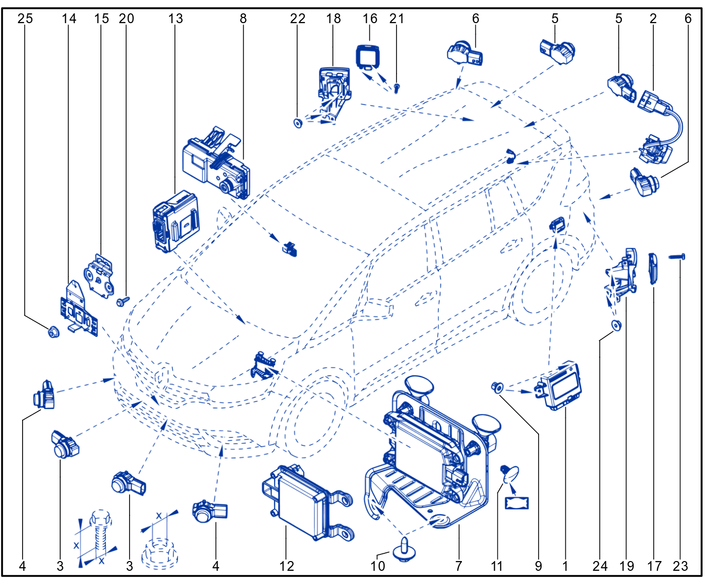 Parking Distance Control - 01094956