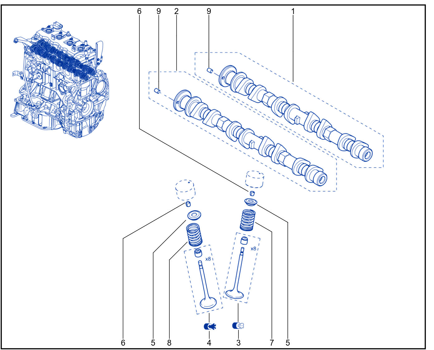 Timing - Camshaft - Valve - 01094986