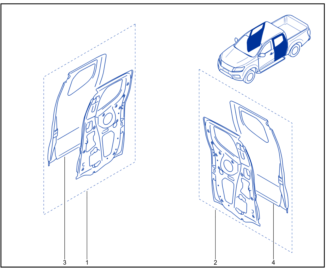 Side Opening Element Panelwork - 01095068