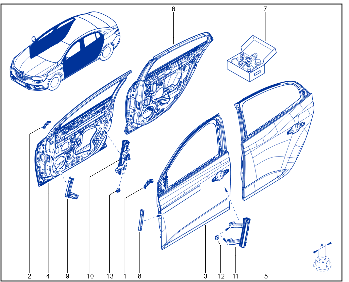 Side Opening Element Panelwork - 01095081