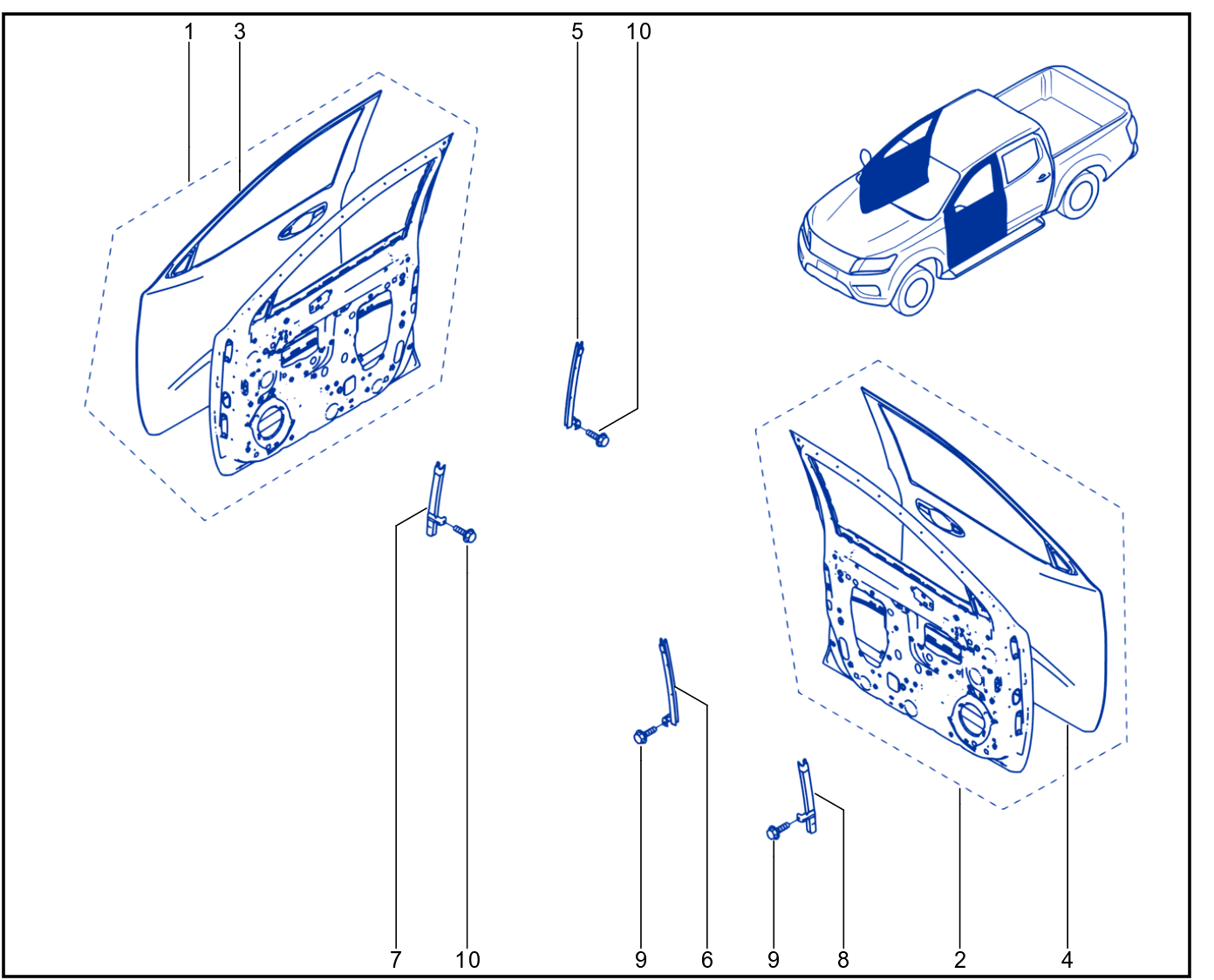Side Opening Element Panelwork - 01095100