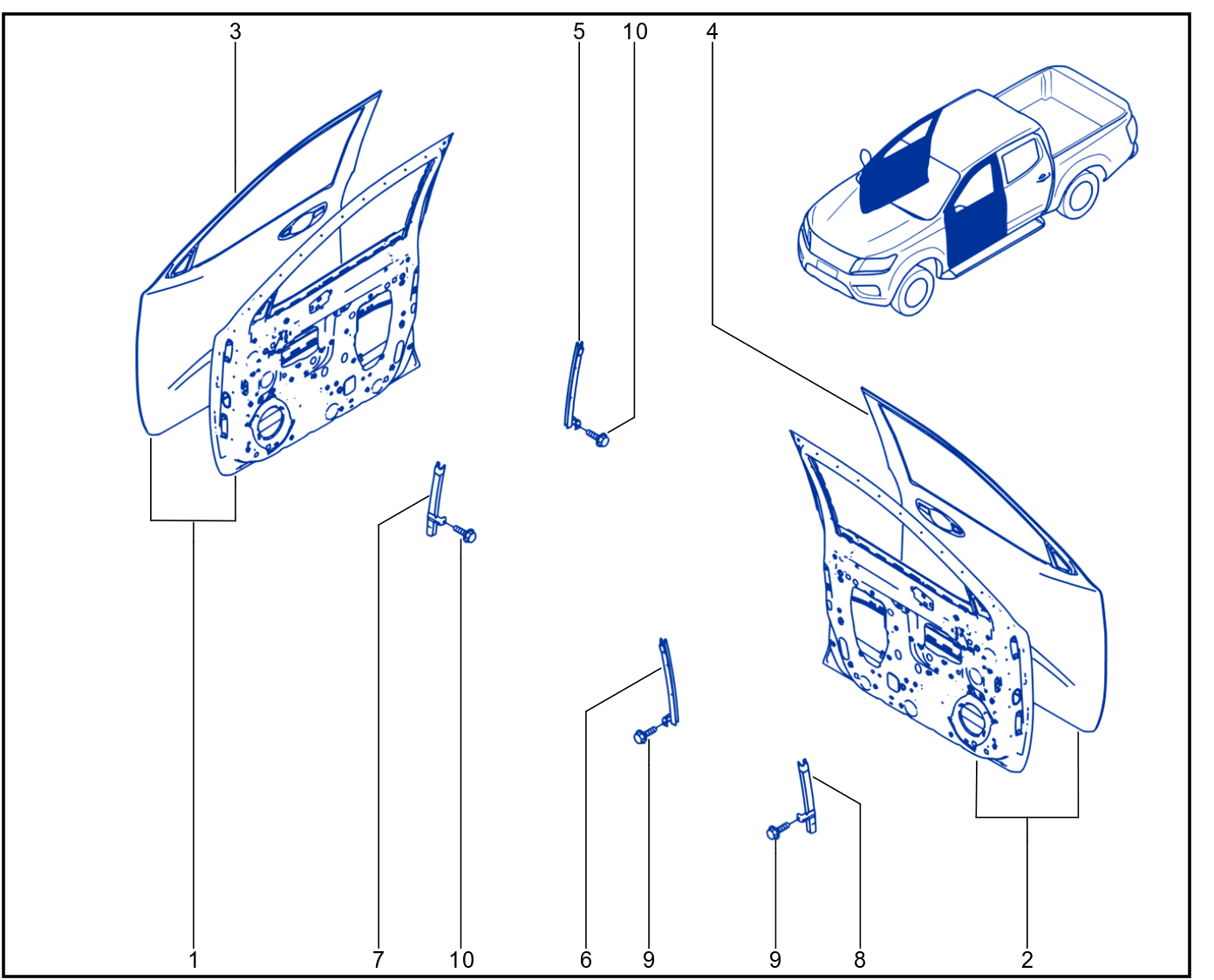 Side Opening Element Panelwork - 01095102