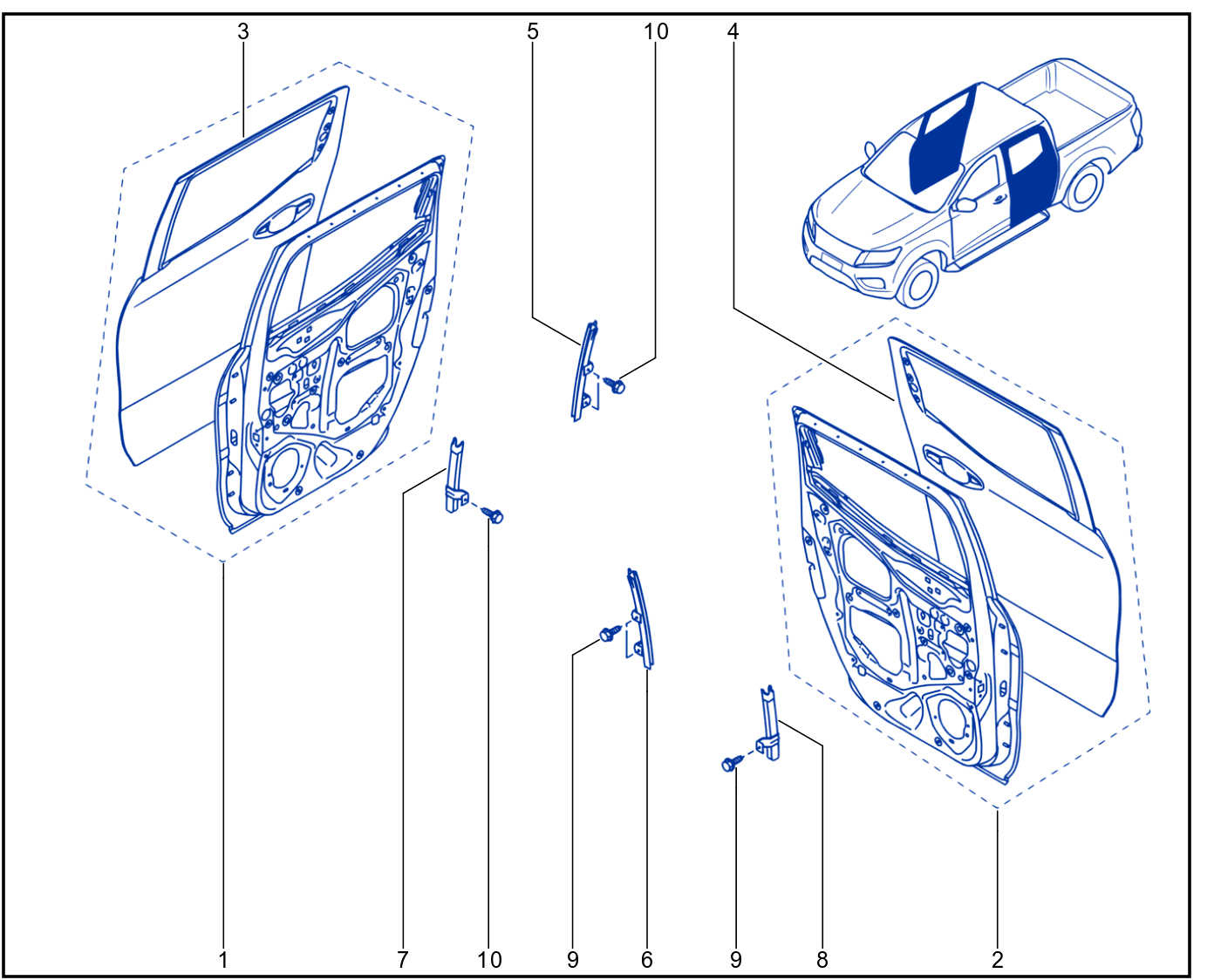 Side Opening Element Panelwork - 01095103