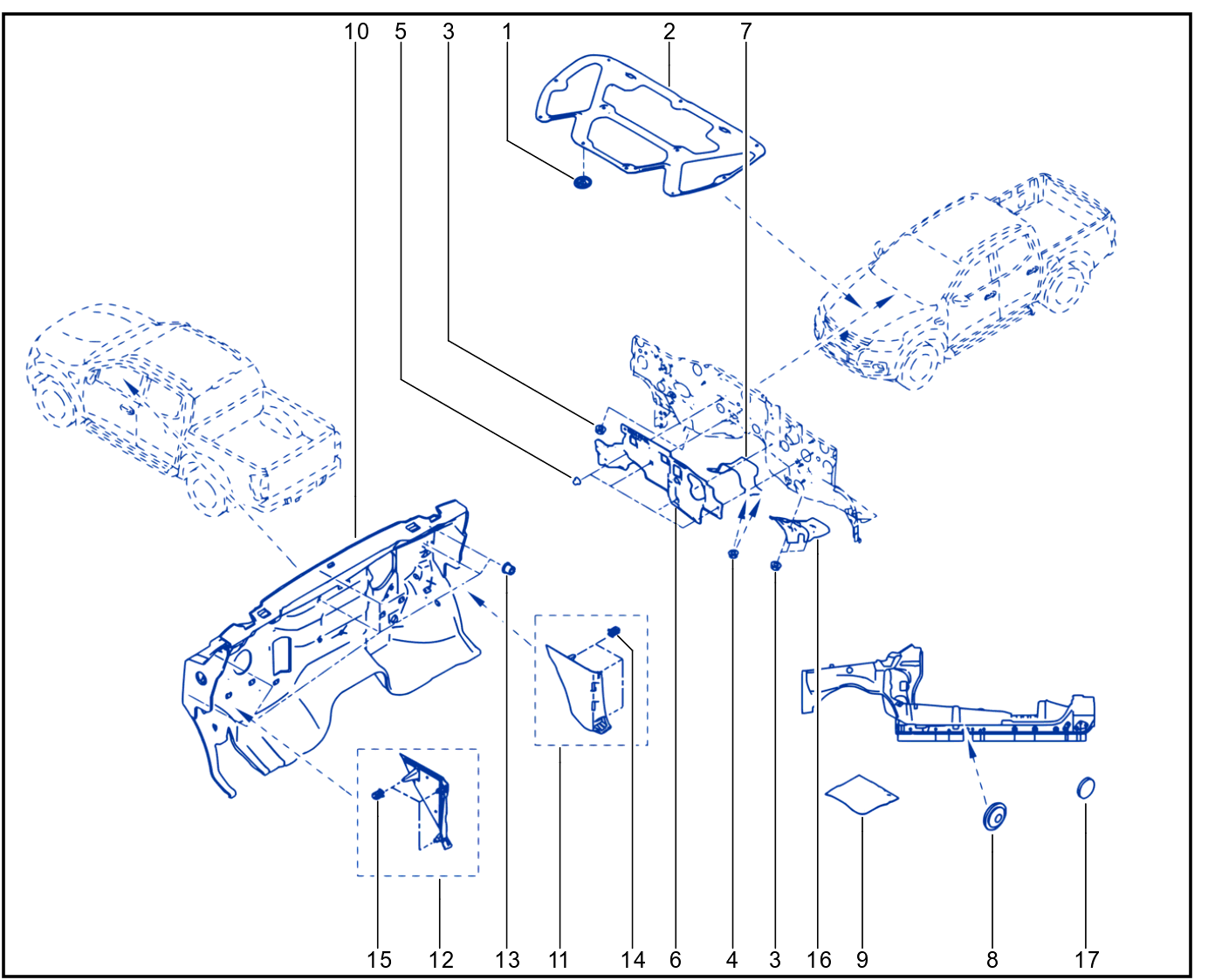 Front Opening Element Trim - 01095263