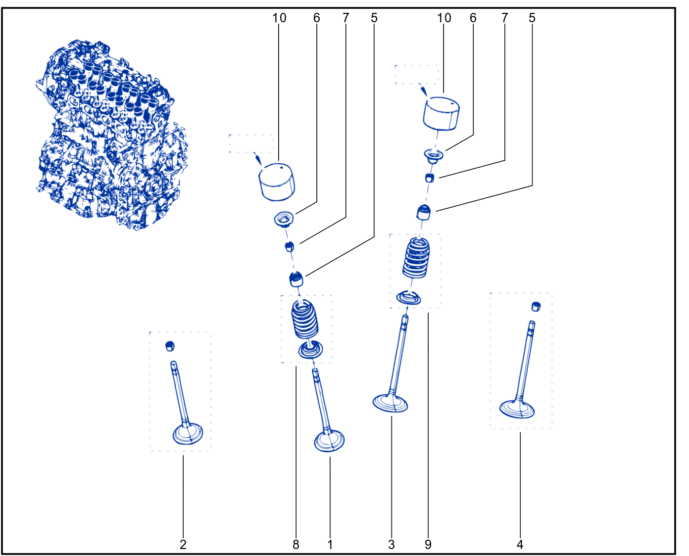 Timing - Camshaft - Valve - 01095317