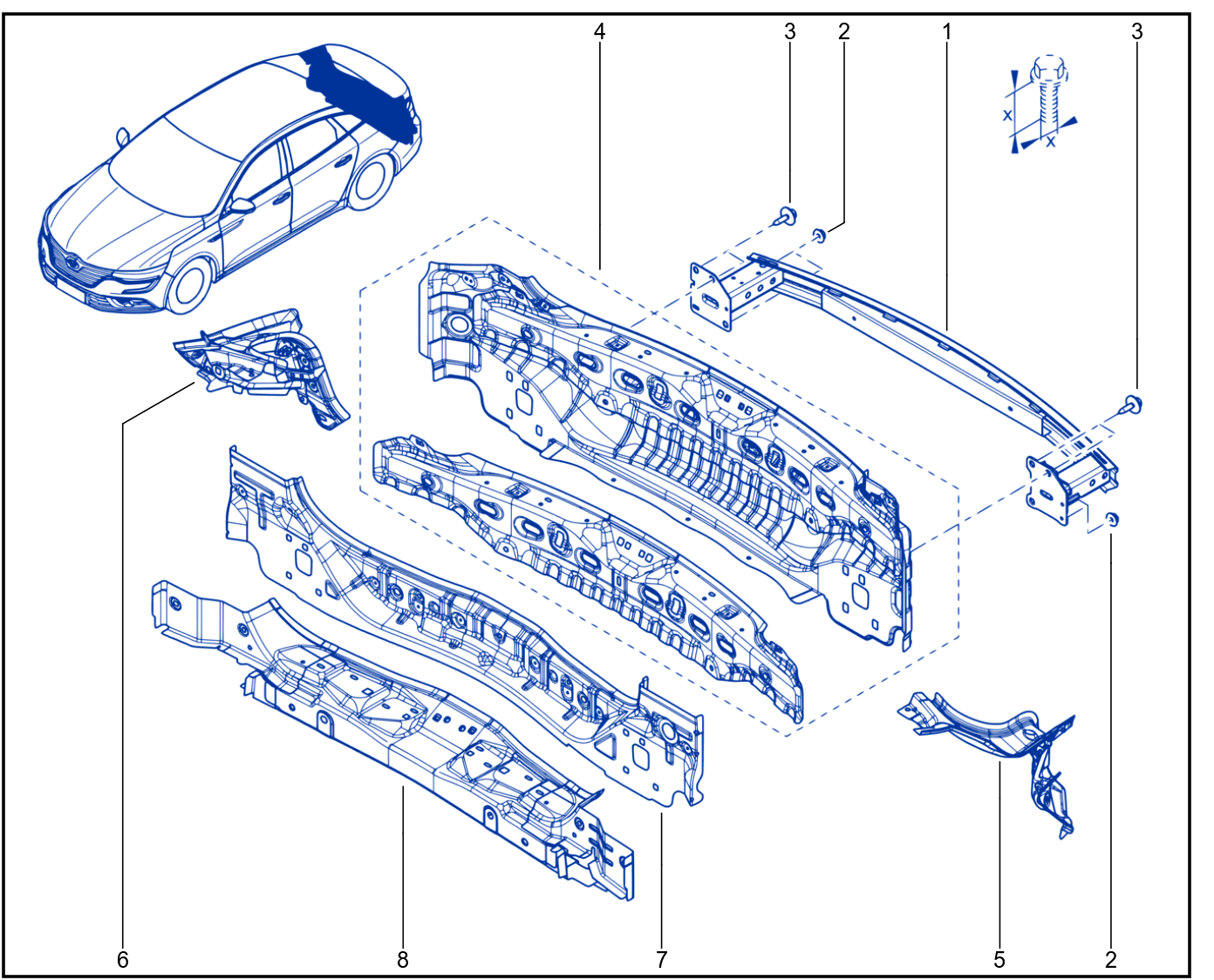 Rear End Panel - 01095387