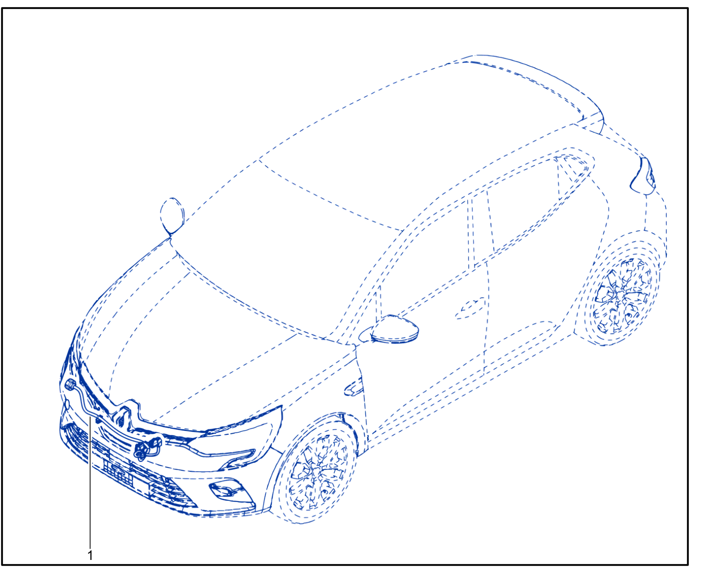 Wiring - Front End Panel Components - 01095567