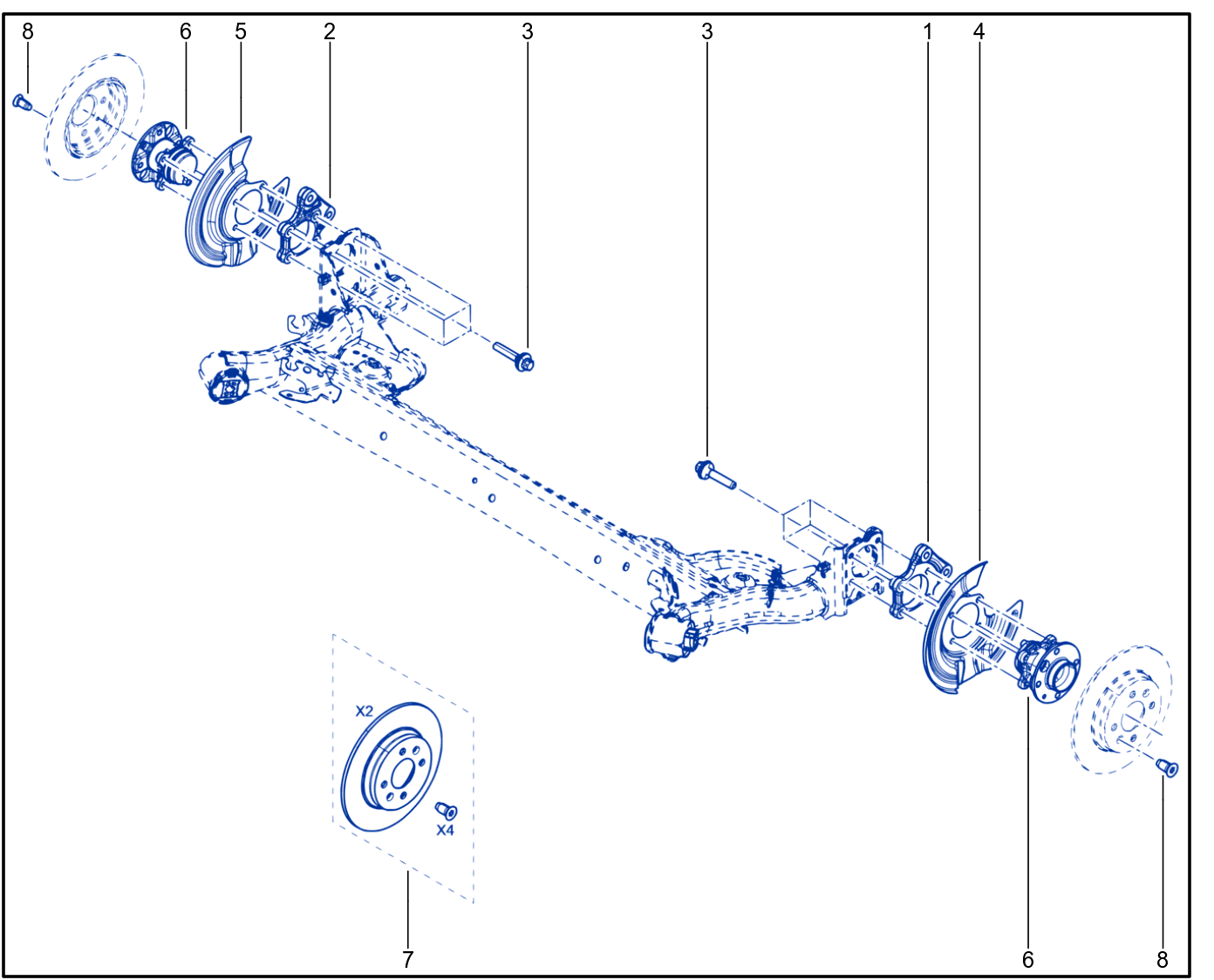 Rear Axle Component - 01095576