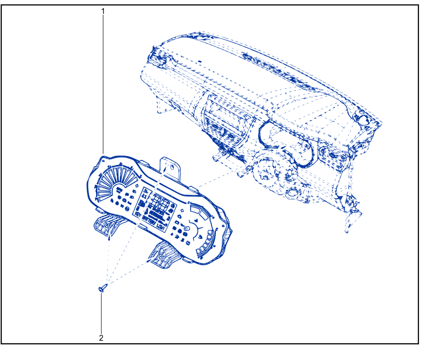 Instrument Panel - Remote Display - 01095600