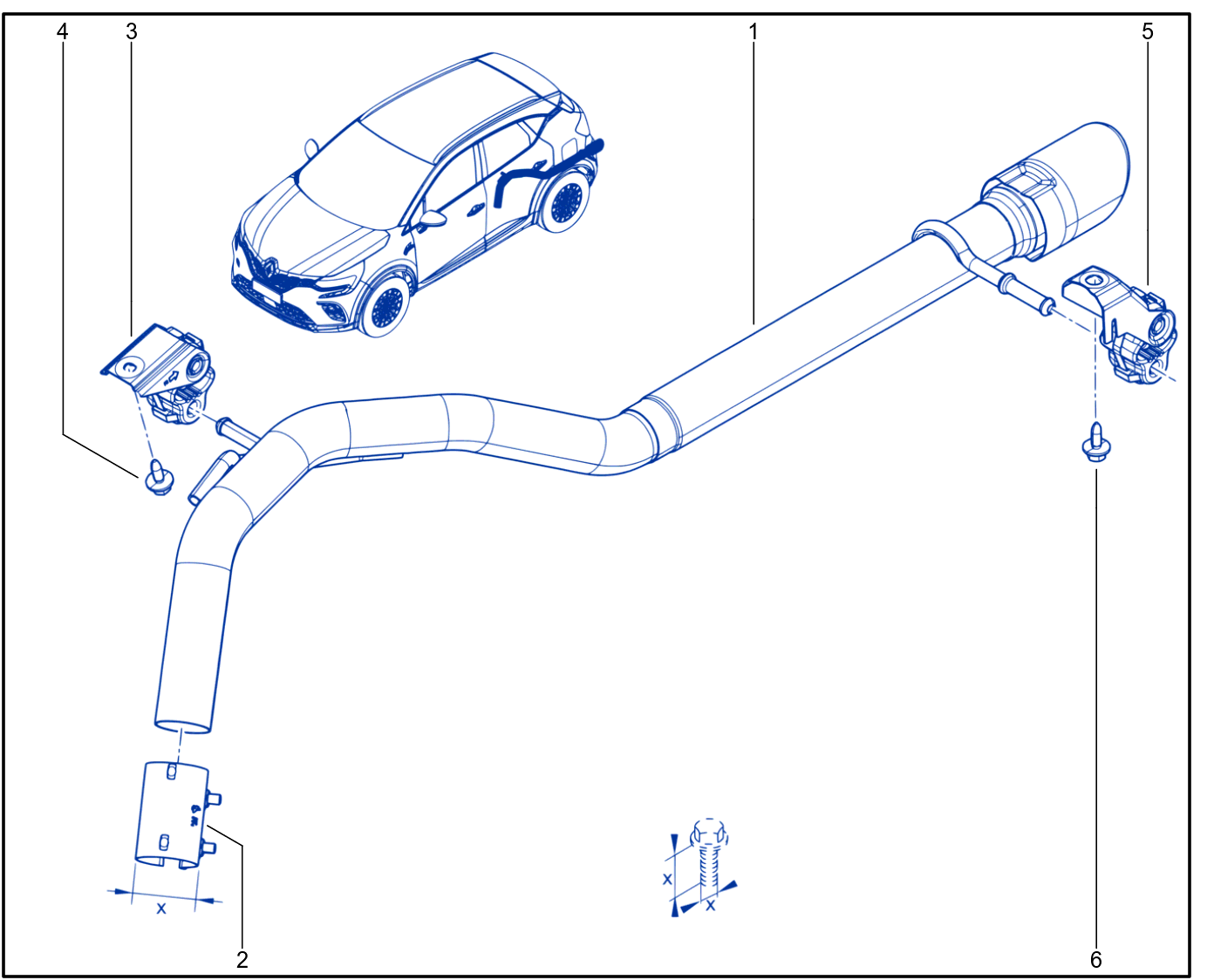 Exhaust Pipe - 01095728