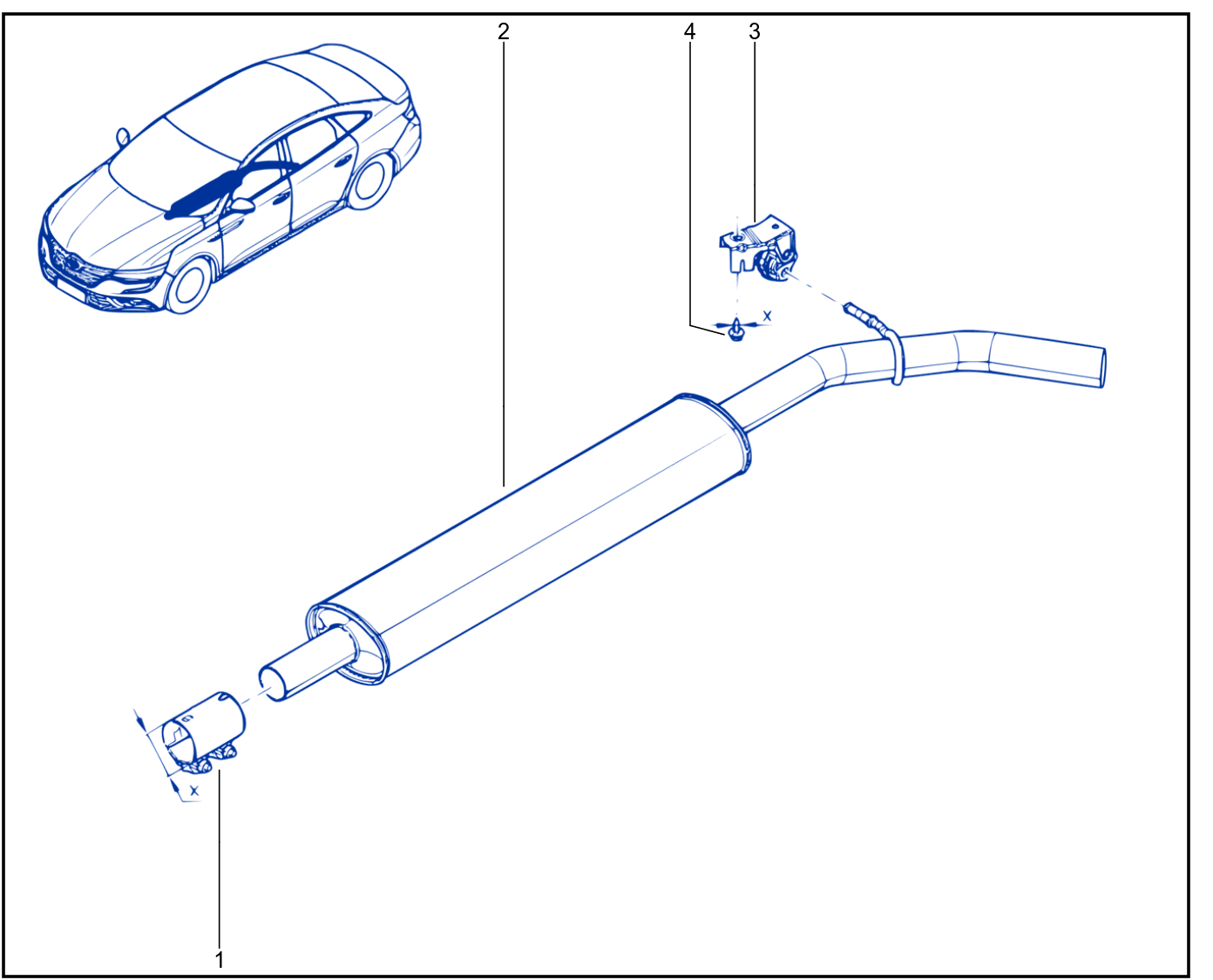 Exhaust Pipe - 01095750