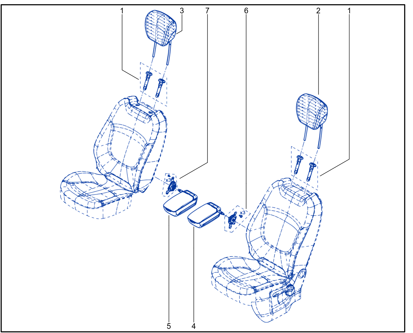 Headrest - 01095803