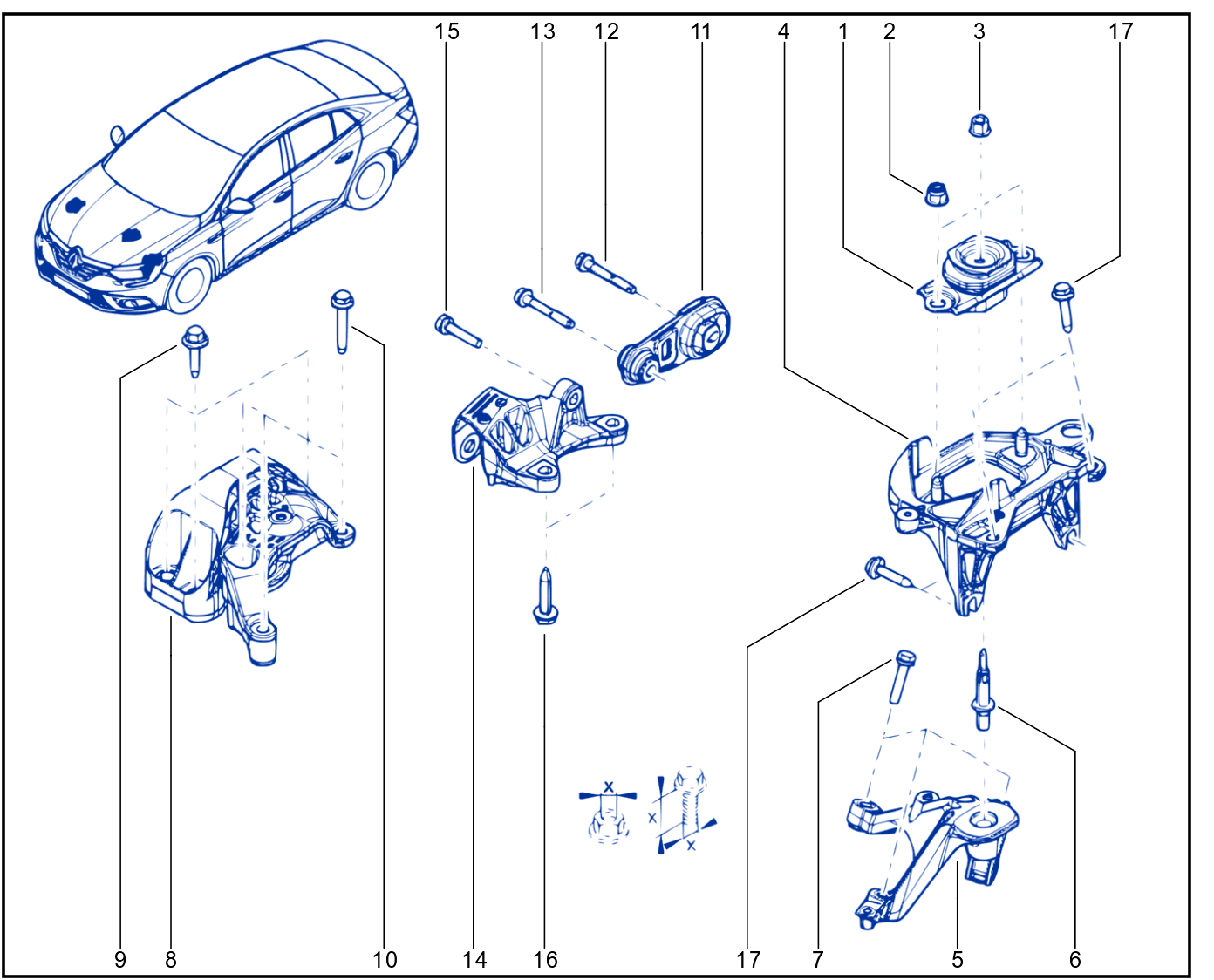 Engine And Transmission Assembly Support - 01095914