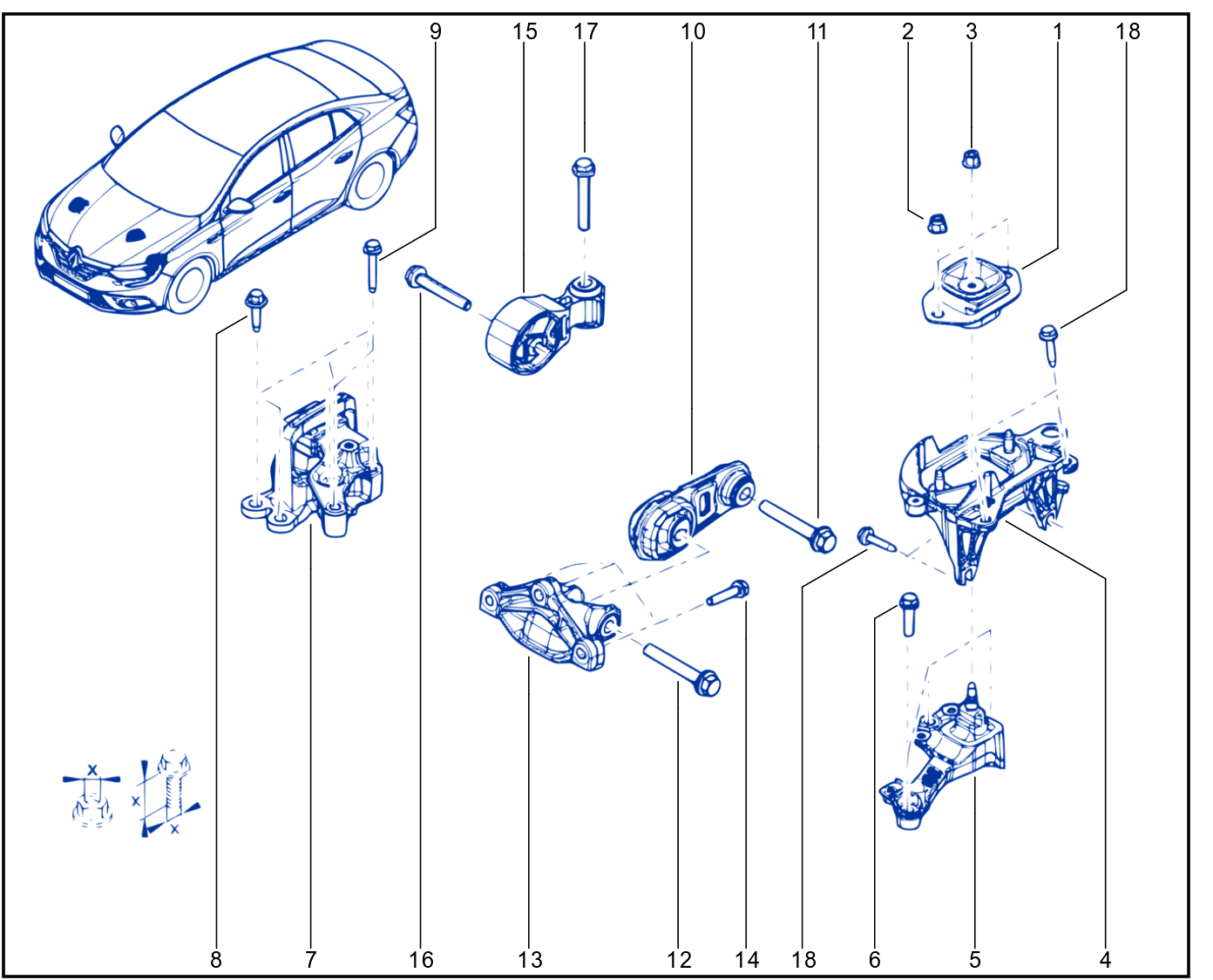Engine And Transmission Assembly Support - 01095917