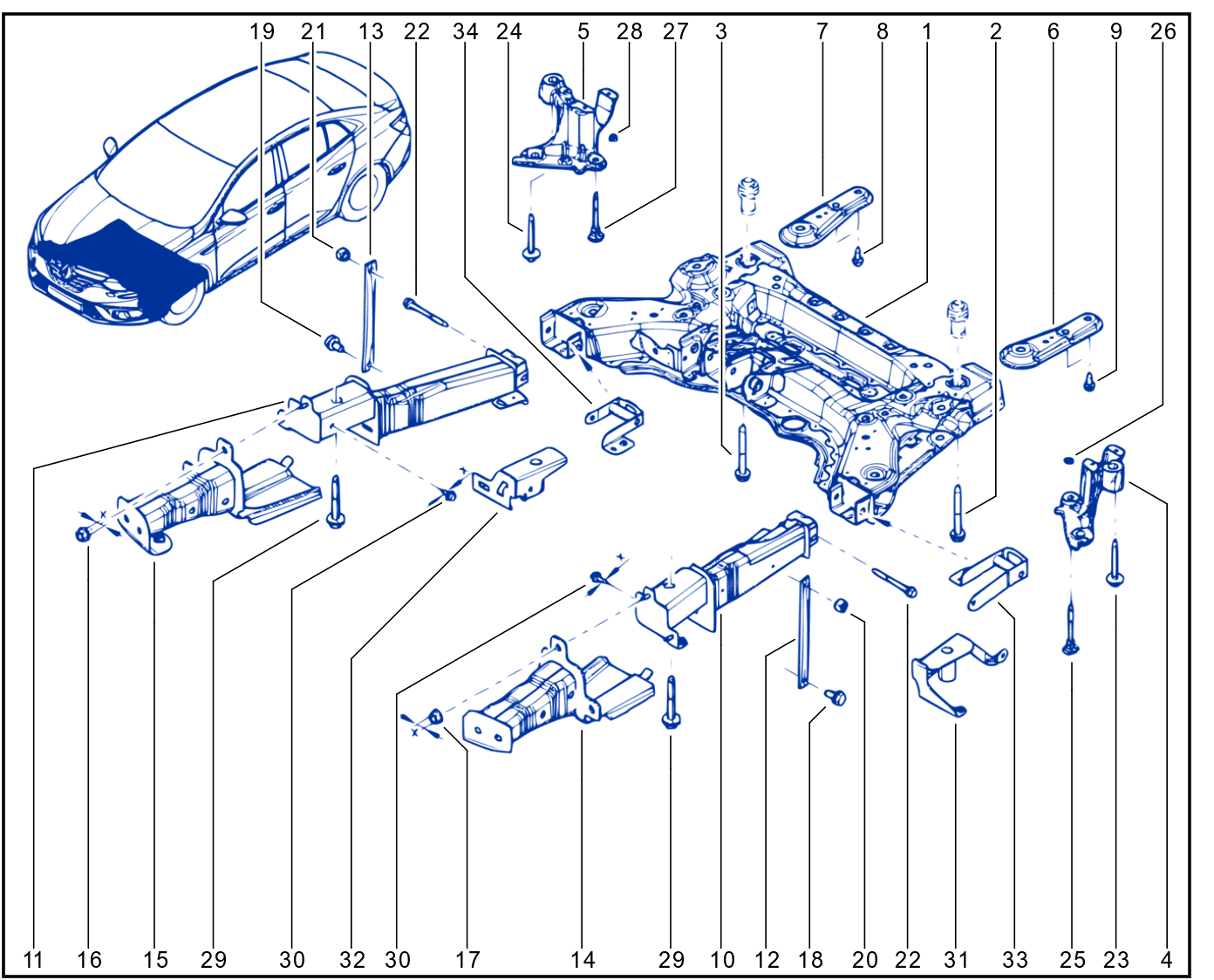 Front Axle Component - 01095919