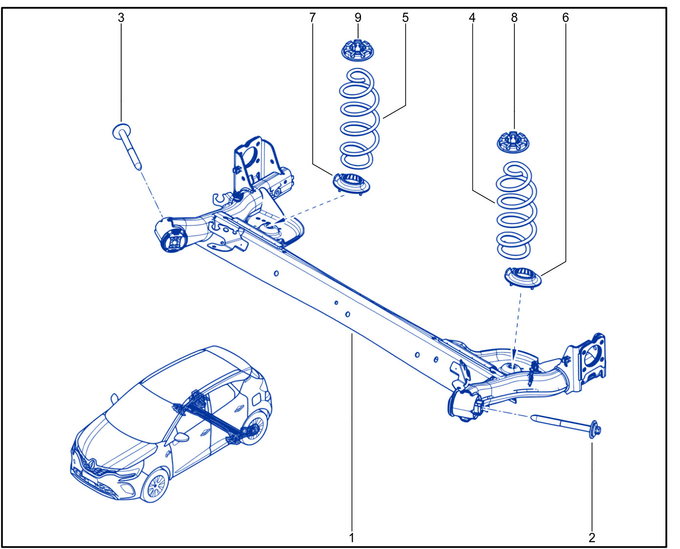 Rear Axle Component - 01096053