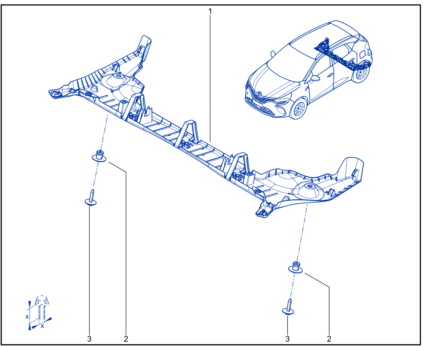 Rear Axle Component - 01096056