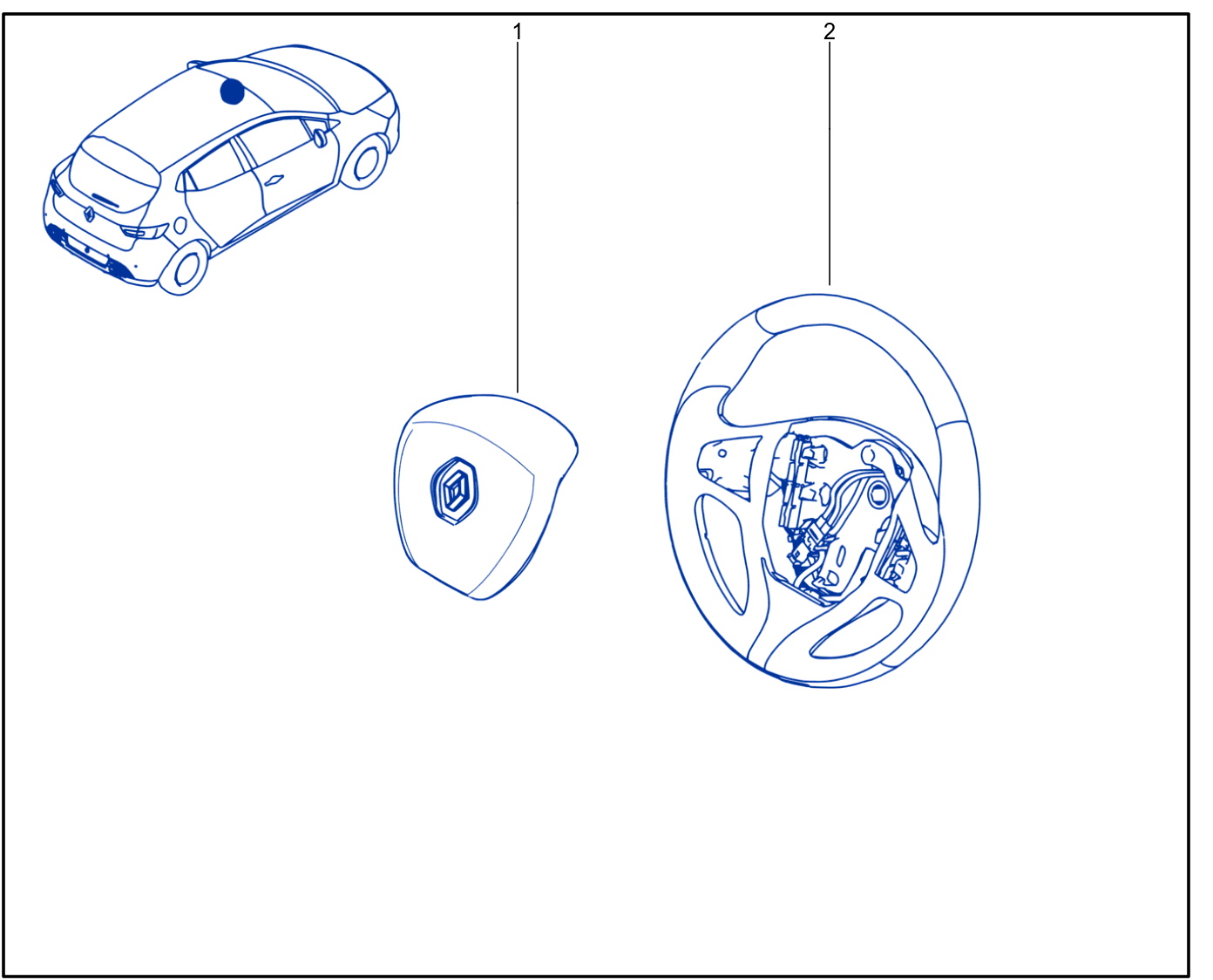 Steering Wheel - 01096142