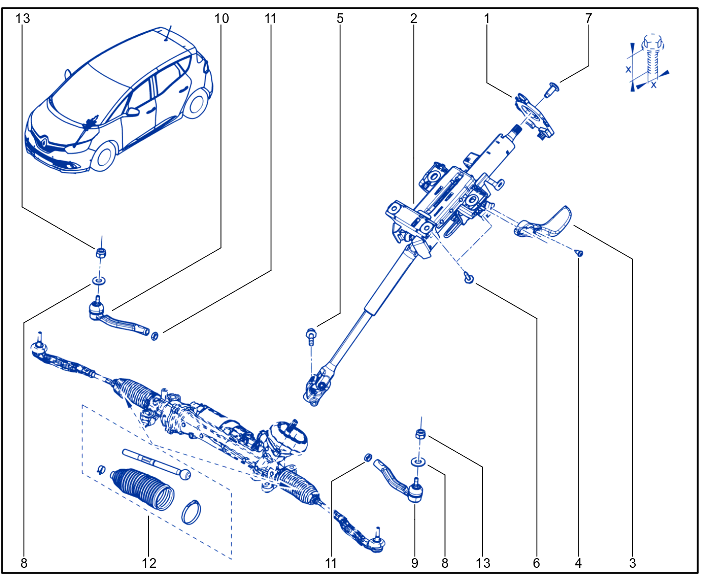Steering Column - 01096284