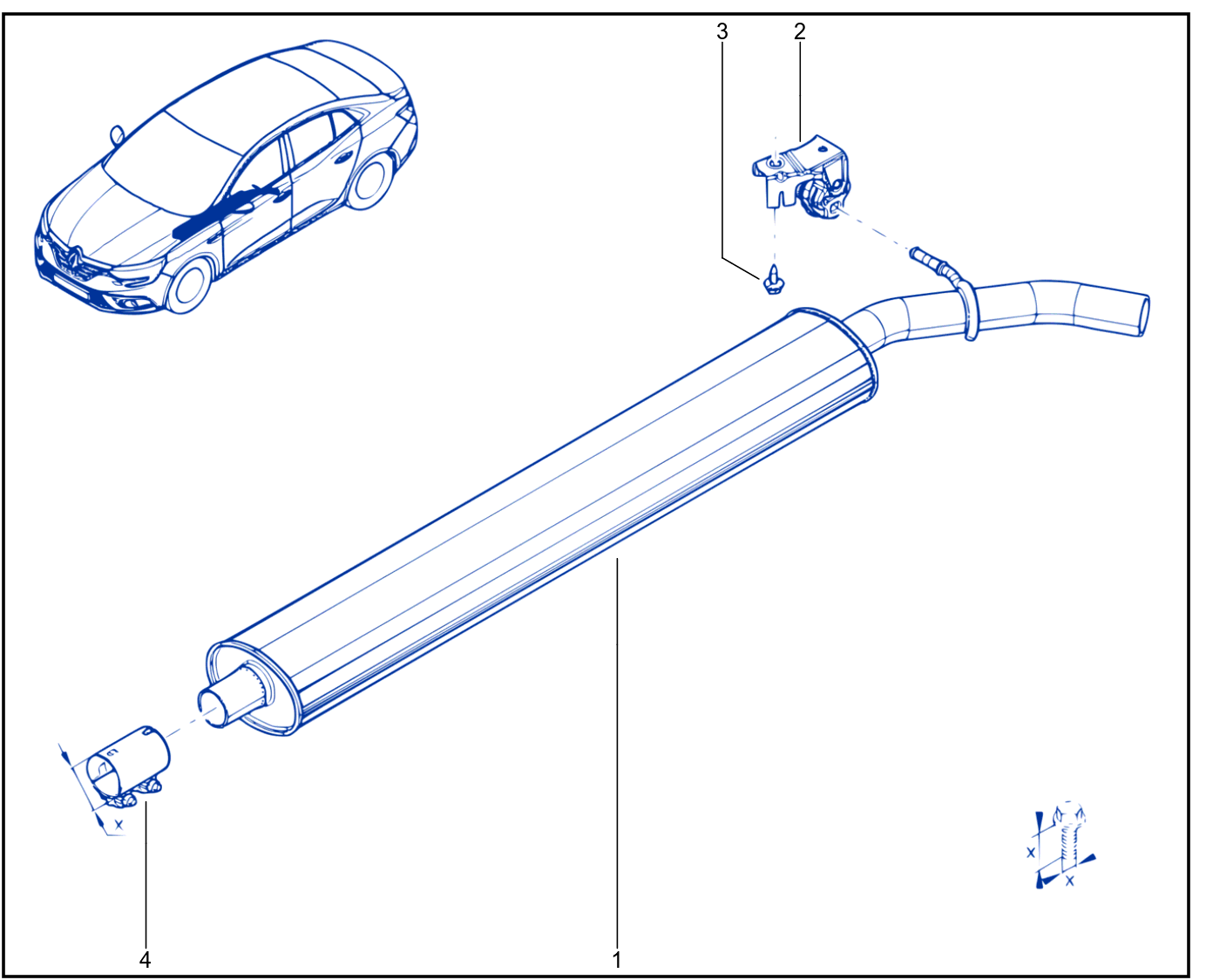 Exhaust Pipe - 01096335