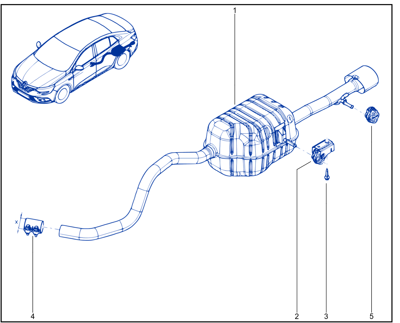Exhaust Pipe - 01096336