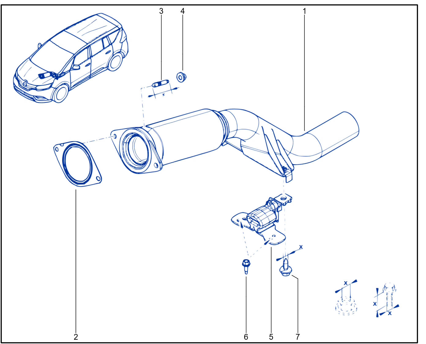 Exhaust Pipe - 01096477