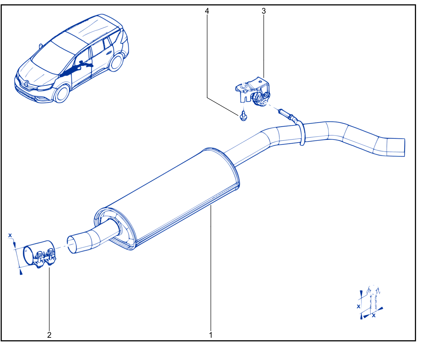 Exhaust Pipe - 01096489