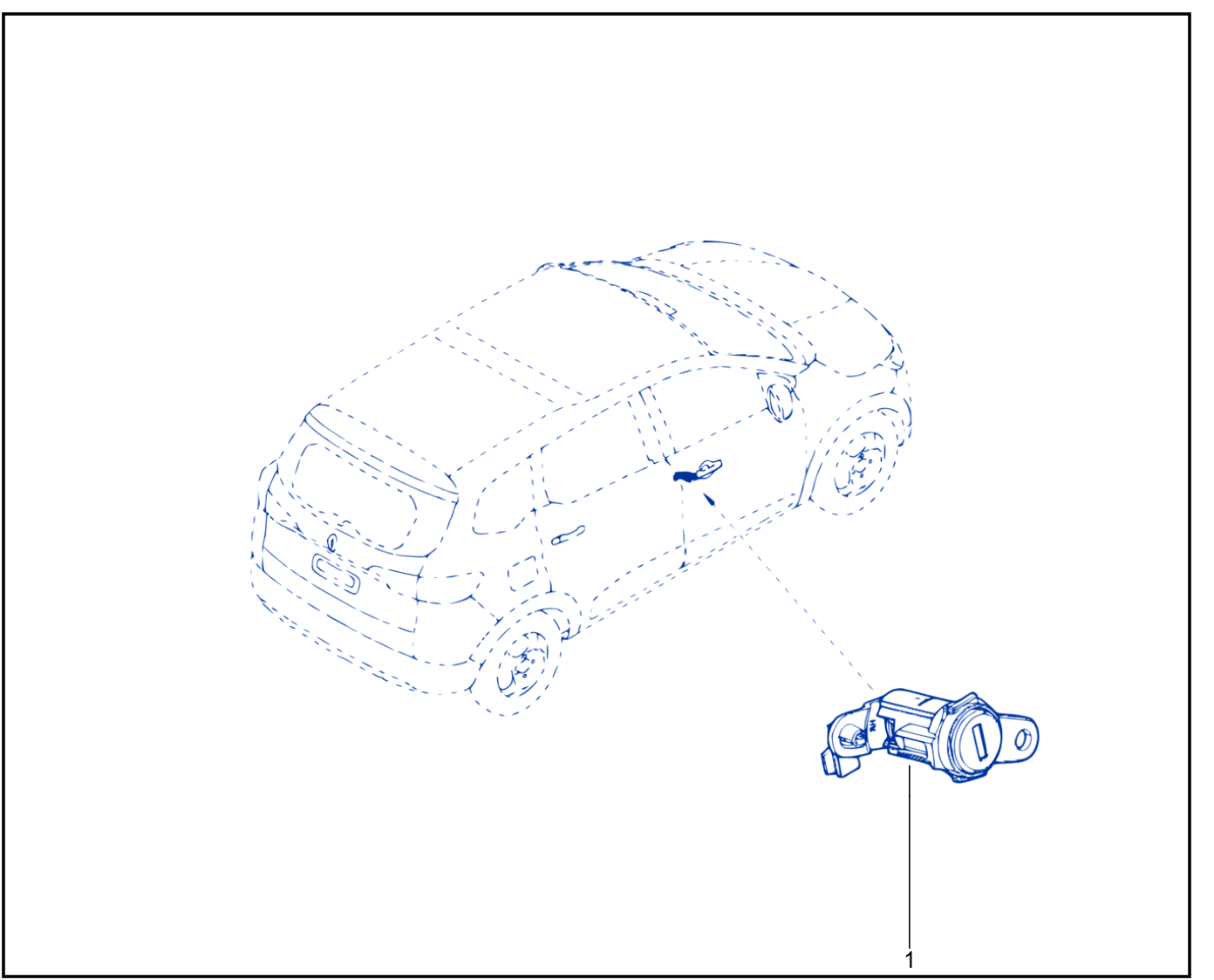 Rear Opening Element Control And Mechanism - 01096505