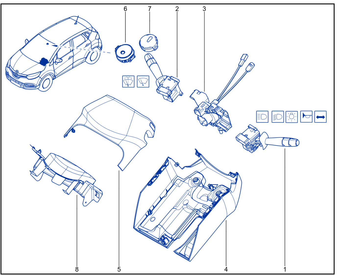 Steering Wheel Control - 01096511