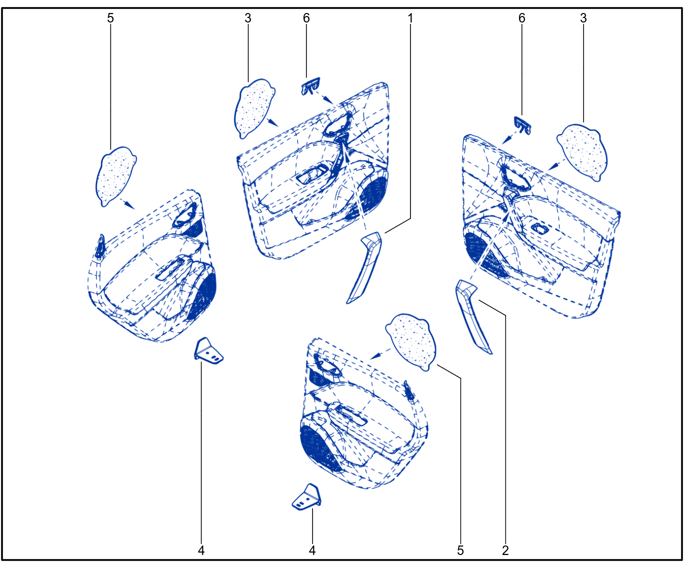 Side Opening Element Trim - 01096582