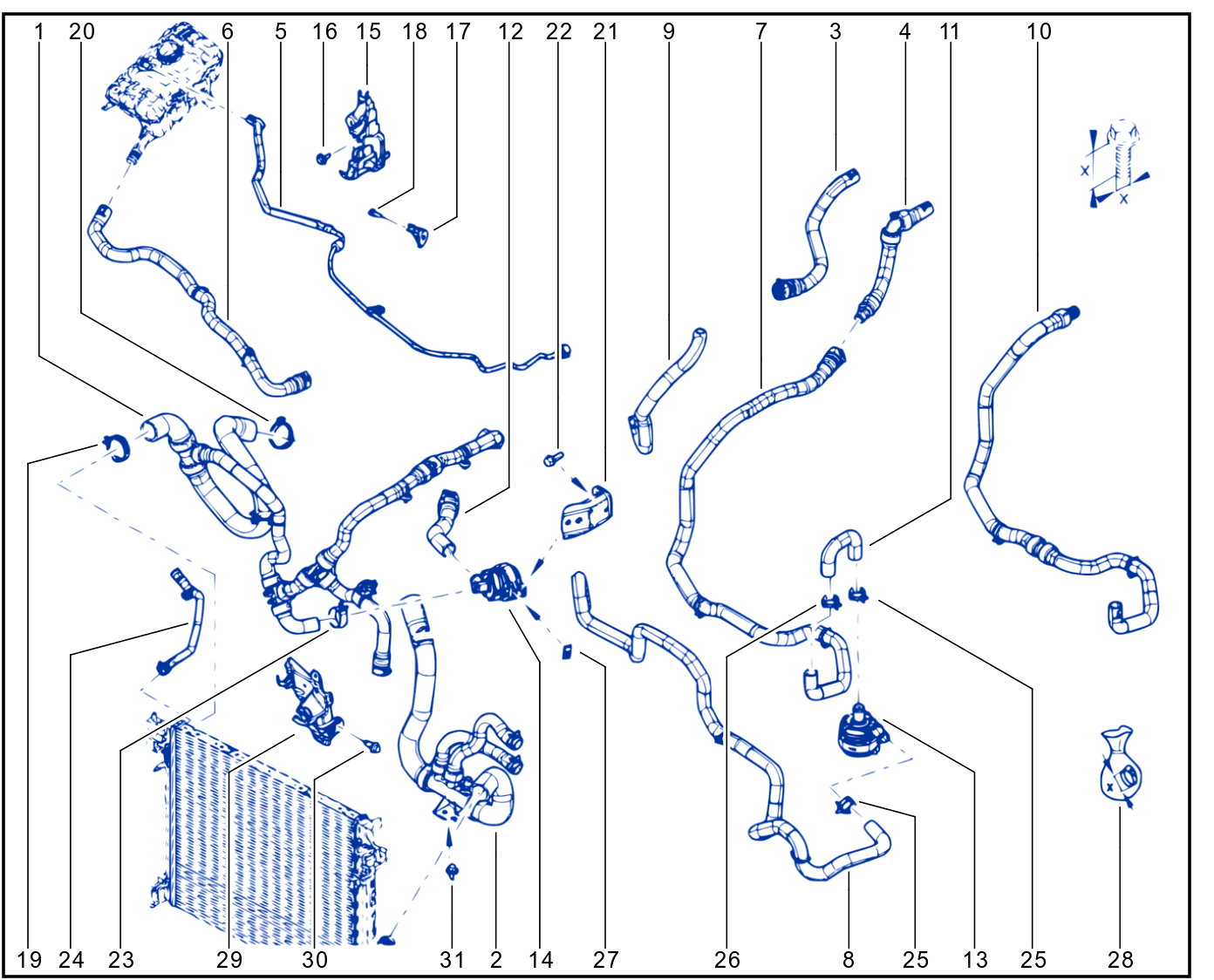 Coolant Circuit - 01096602
