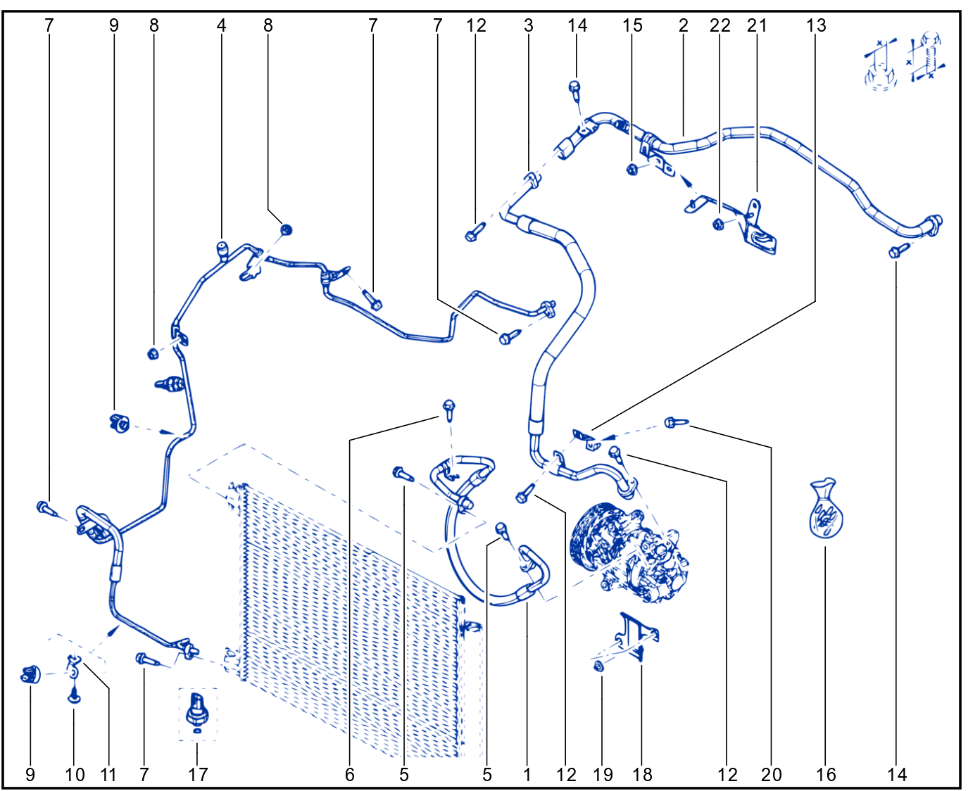 Main Air Conditioning Circuit - 01096631