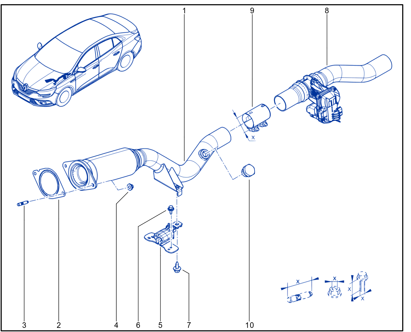 Exhaust Pipe - 01096770