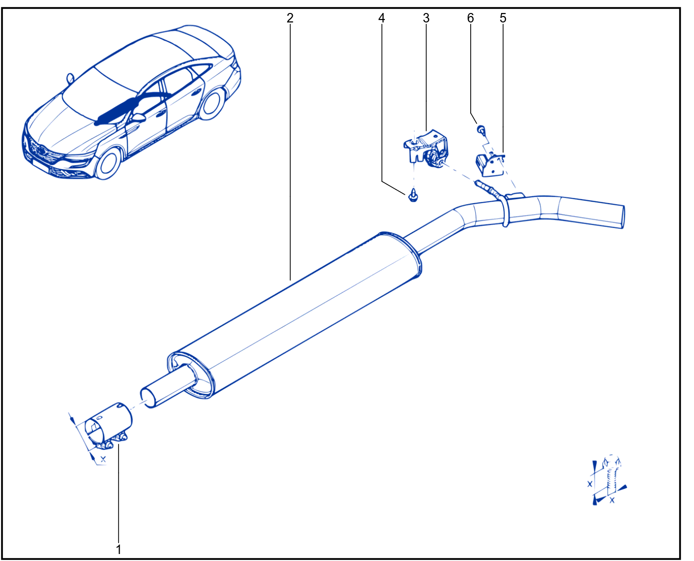 Exhaust Pipe - 01096857